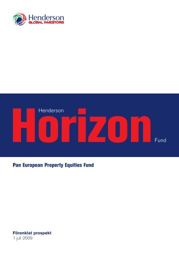 Pan European Property Equities Fund Henderson
