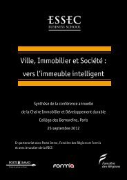 Ville, Immobilier et Société : vers l'immeuble intelligent - Poste Immo