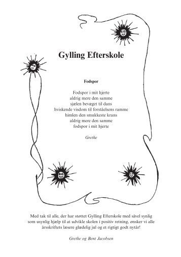 Årsskrift 2011 - Gylling Efterskole