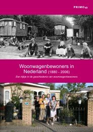 Woonwagenbewoners In Nederland PRIMO 2006 - Woonwagenwijzer