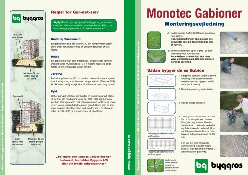 Monteringsvejledning (PDF) - Park og Landskab