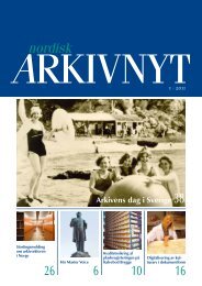 2011-1 - Nordisk Arkivnyt