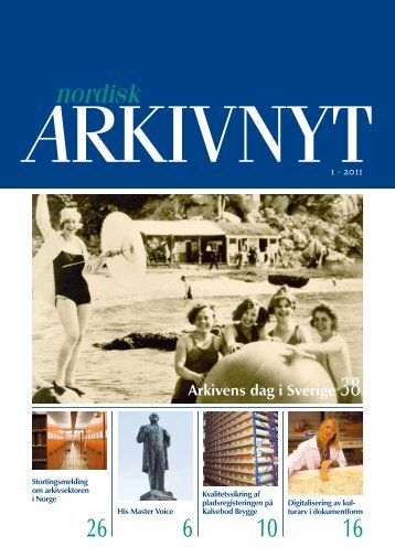 2011-1 - Nordisk Arkivnyt
