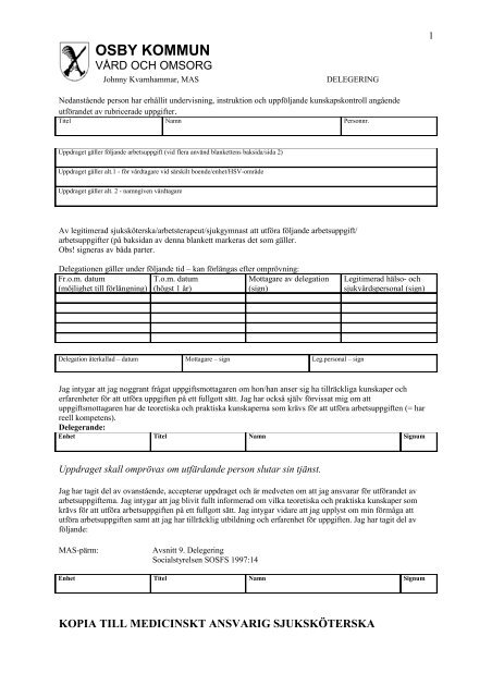 Bilaga 4 - Delegationsblankett sjg at - Osby Kommun