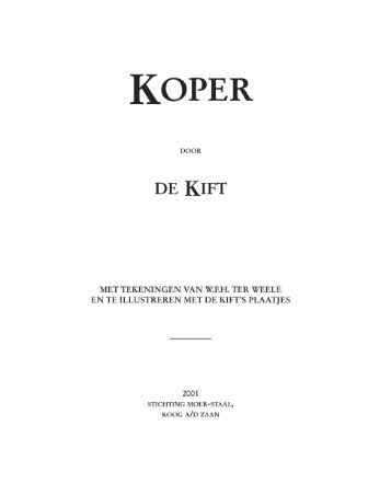 Koper tekstboek - De Kift.