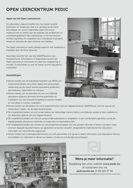 Nascholingsbrochure basisonderwijs 2013-2014 - Pedic