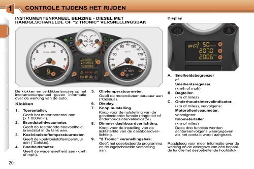 Peugeot 207 Gebruikers Handboek - peugeot207club.nl