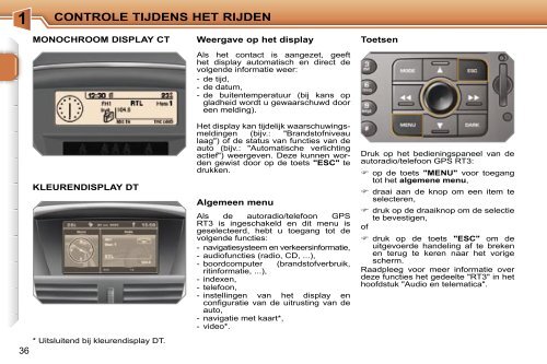 Peugeot 207 Gebruikers Handboek - peugeot207club.nl