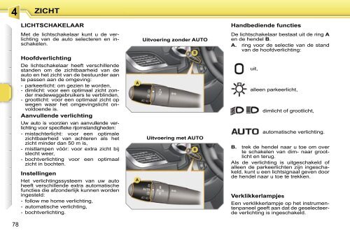 Peugeot 207 Gebruikers Handboek - peugeot207club.nl