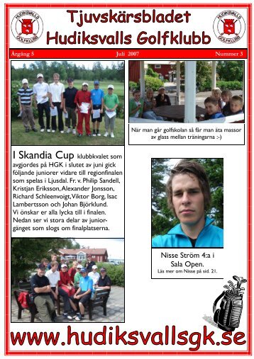 Ladda Hem - Hudiksvalls Golfklubb - Hudiksvalls GK