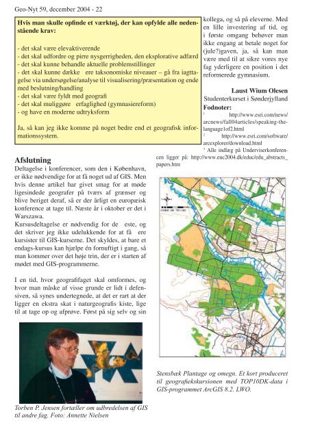 Geo-Nyt 59 december 2004 Geografilærerforeningen