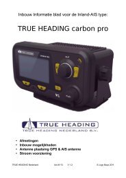 True Heading Carbon Pro AIS transponder klasse-A - Shiptron