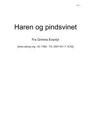 Haren og pindsvinet