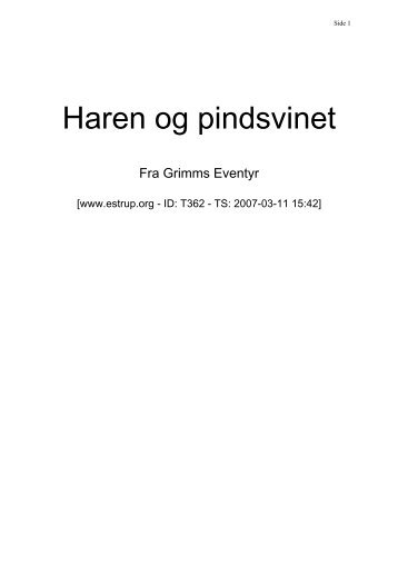Haren og pindsvinet