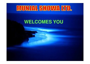 Munjal Showa Ltd, Gurgaon - Total Productive Maintenance(TPM ...