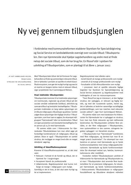 Dokumentation og evaluering - Servicestyrelsen