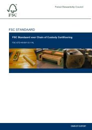 FSC Standaard in Nederlands