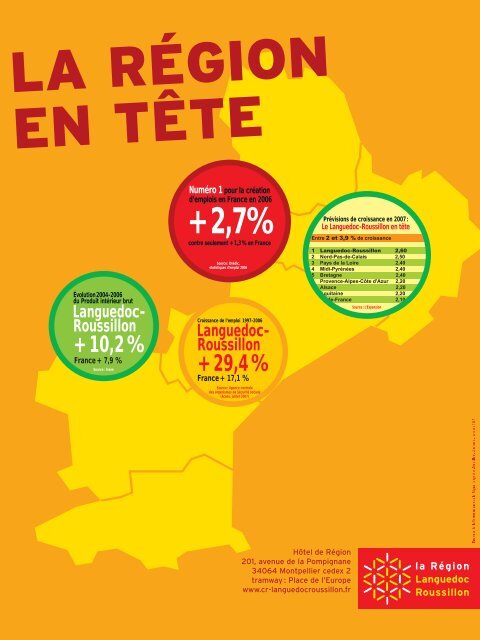 +d'infos - La Région Languedoc-Roussillon