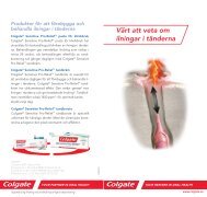 Värt att veta om ilningar i tänderna - Colgate Professional