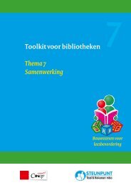 Toolkit - Bouwstenen voor leesbevordering