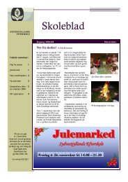 Skoleblad Julemarked - Sydvestjyllands Efterskole