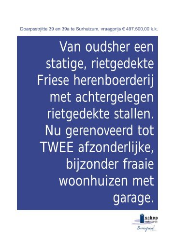 Download brochure - Landelijkwonen.nl