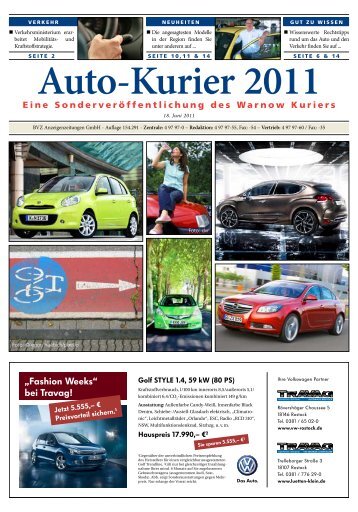 Auto-Kurier 2011 - Warnow Kurier: Start