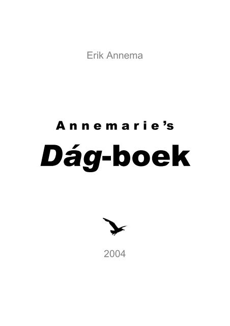 Annemarie'S Dág-Boek - Cv Michiel Kokke