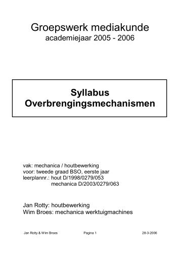 Syllabus - Nieuwe pagina 1