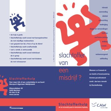 slachtoffer van een misdrijf ? - Vrij CLB Groeninge