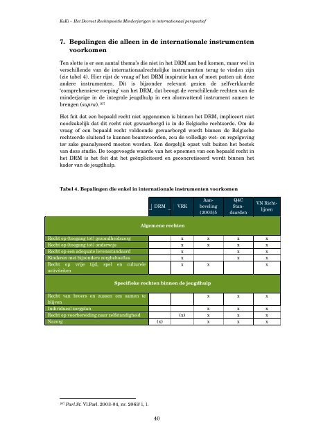 Het Decreet Rechtspositie Minderjarigen in internationaal perspectief