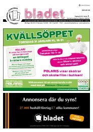 KVÄLLSÖPPET - Storuman Tryckeri & Reklam