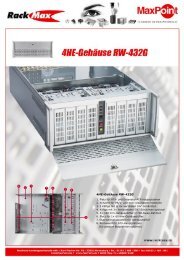 4HE-Gehäuse RW-432G - MaxPoint