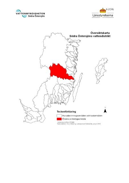 Emåns avrinningsområde - Vattenmyndigheterna