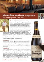 Mas de Daumas Gassac rouge 2011 Een hommage aan ... - Okhuysen