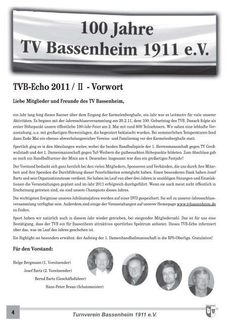 Tennis - TV-Bassenheim 1911