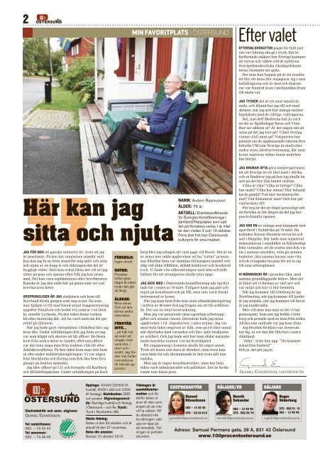 min favoritplats - 100 procent Östersund