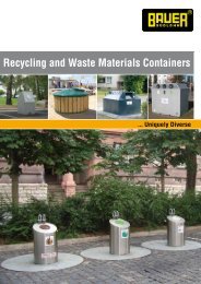 Recycling and Waste Materials Containers - Bauer Gmbh