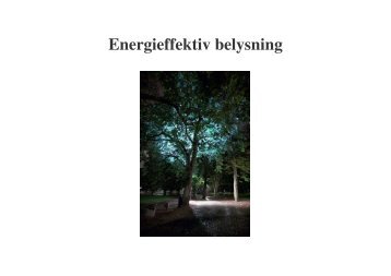 Energieffektiv belysning