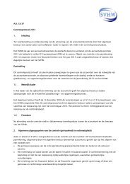 A.B. 13/37 Controleprotocol 2013 1. Inleiding Ter ... - Svhw