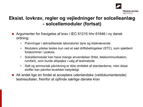 Kvalitetssikring af solcellemoduler og - Energinet.dk