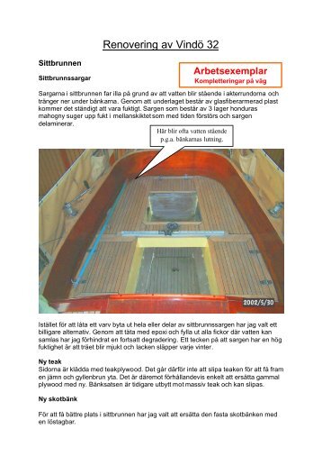 Renovering av Vindö 32