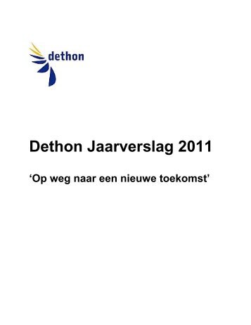 Dethon Jaarverslag 2011