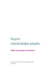 Rapport interlandelijke adoptie 