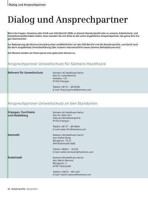 Siemens Healthcare in Deutschland