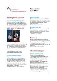 Nieuwsbrief juni 2011 - COC Rotterdam