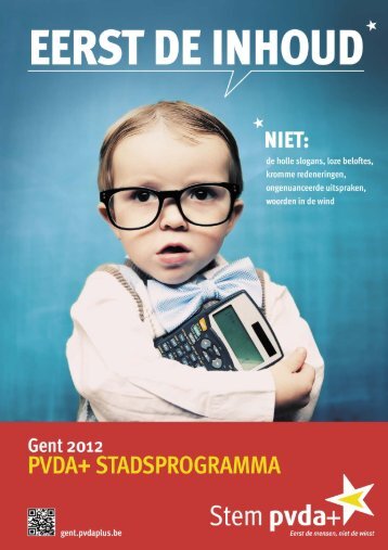 Lees hier het uitgebreide Stadsprogramma - PVDA Gent - PVDA+