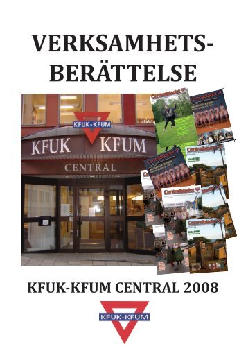 verksamhets- berättelse kfuk-kfum central 2008