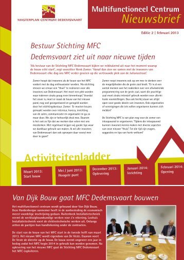 Nieuwsbrief MFC-2. - Plaatselijk Belang Dedemsvaart