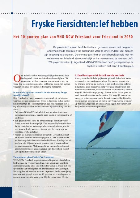 Fryske Fiersichten: Lef hebben om te veranderen - VNO-NCW Noord
